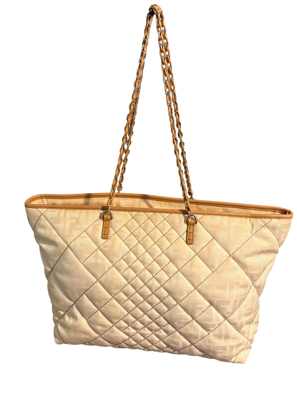 Fendi Zucca Quilted Roll Tote. - Picture 3 of 15